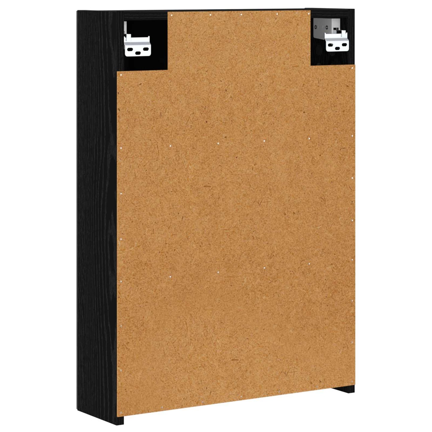 Baderomsspeilskap Svart Eik 50 x 14,5 x 70 cm Konstruert tre