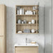 Baderomsspeilskap Sonoma eik 50 x 14,5 x 70 cm Konstruert tre