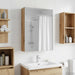 Baderomsspeilskap Kunstnerisk Eik 50 x 14,5 x 70 cm