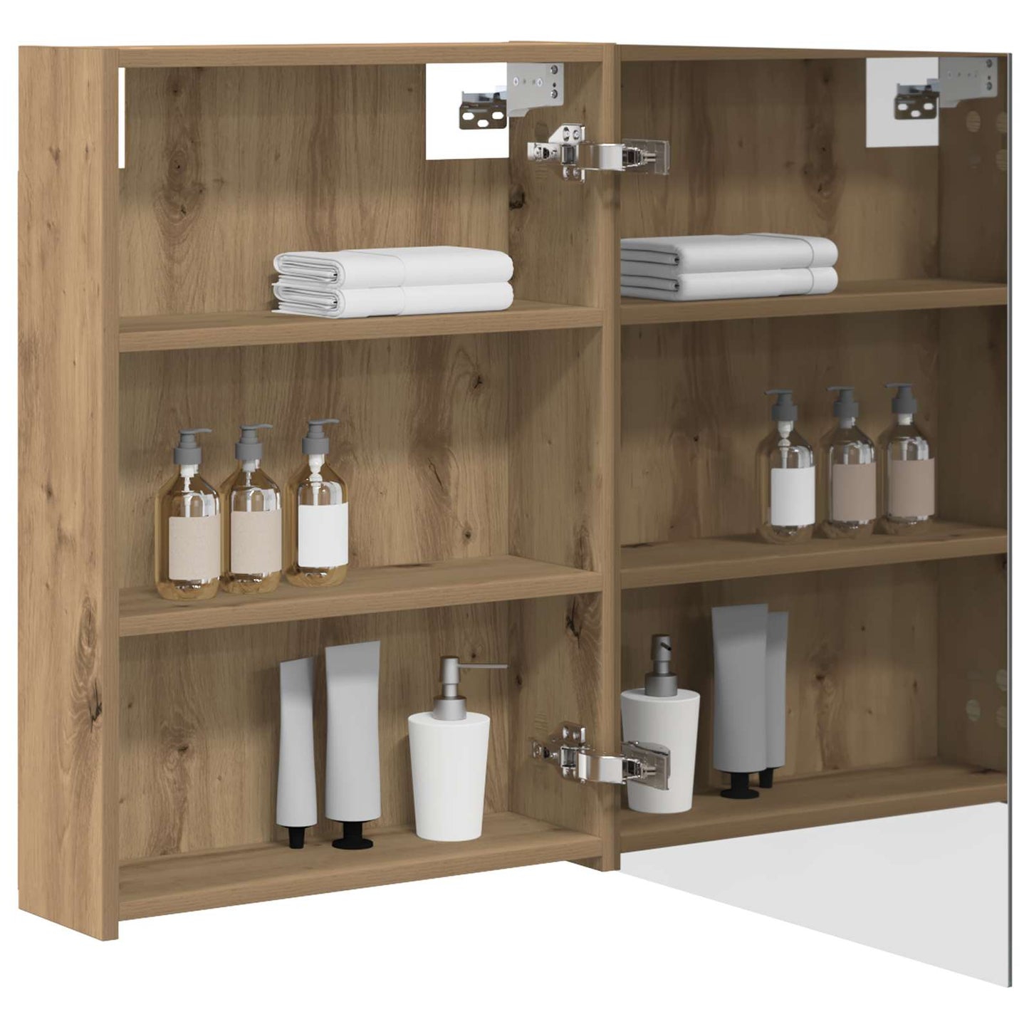 Baderomsspeilskap Kunstnerisk Eik 50 x 14,5 x 70 cm