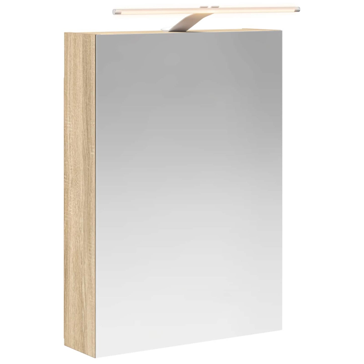 Baderomsspeilskap Sonoma eik 50 x 14,5 x 70 cm Konstruert tre