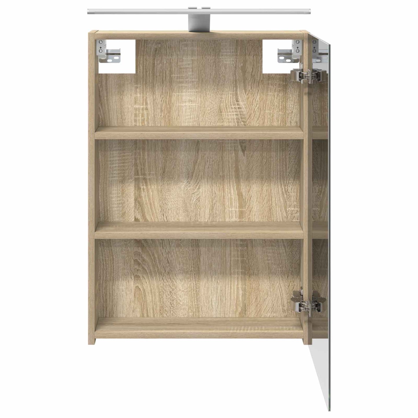 Baderomsspeilskap Sonoma eik 50 x 14,5 x 70 cm Konstruert tre