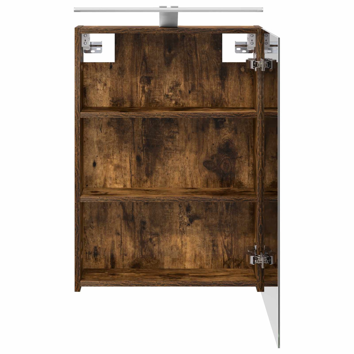 Baderomsspeilskap Røkt eik 50 x 14,5 x 70 cm Konstruert tre