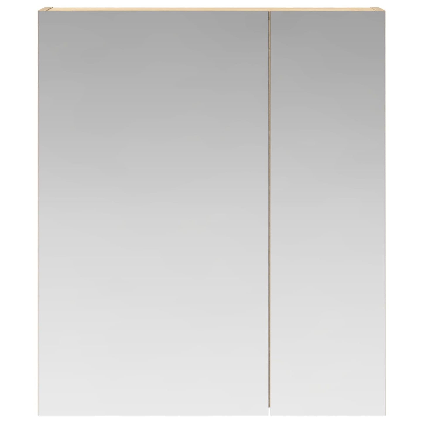 Baderomsspeilskap Sonoma eik 60 x 14,5 x 70 cm Konstruert tre