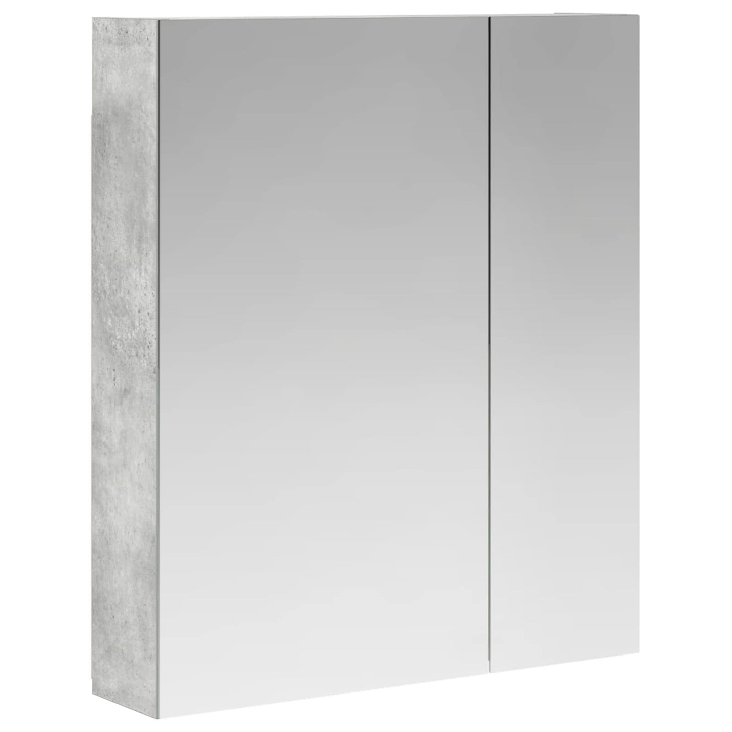 Baderomsspeilskap Betonggrå 60 x 14,5 x 70 cm Konstruert tre