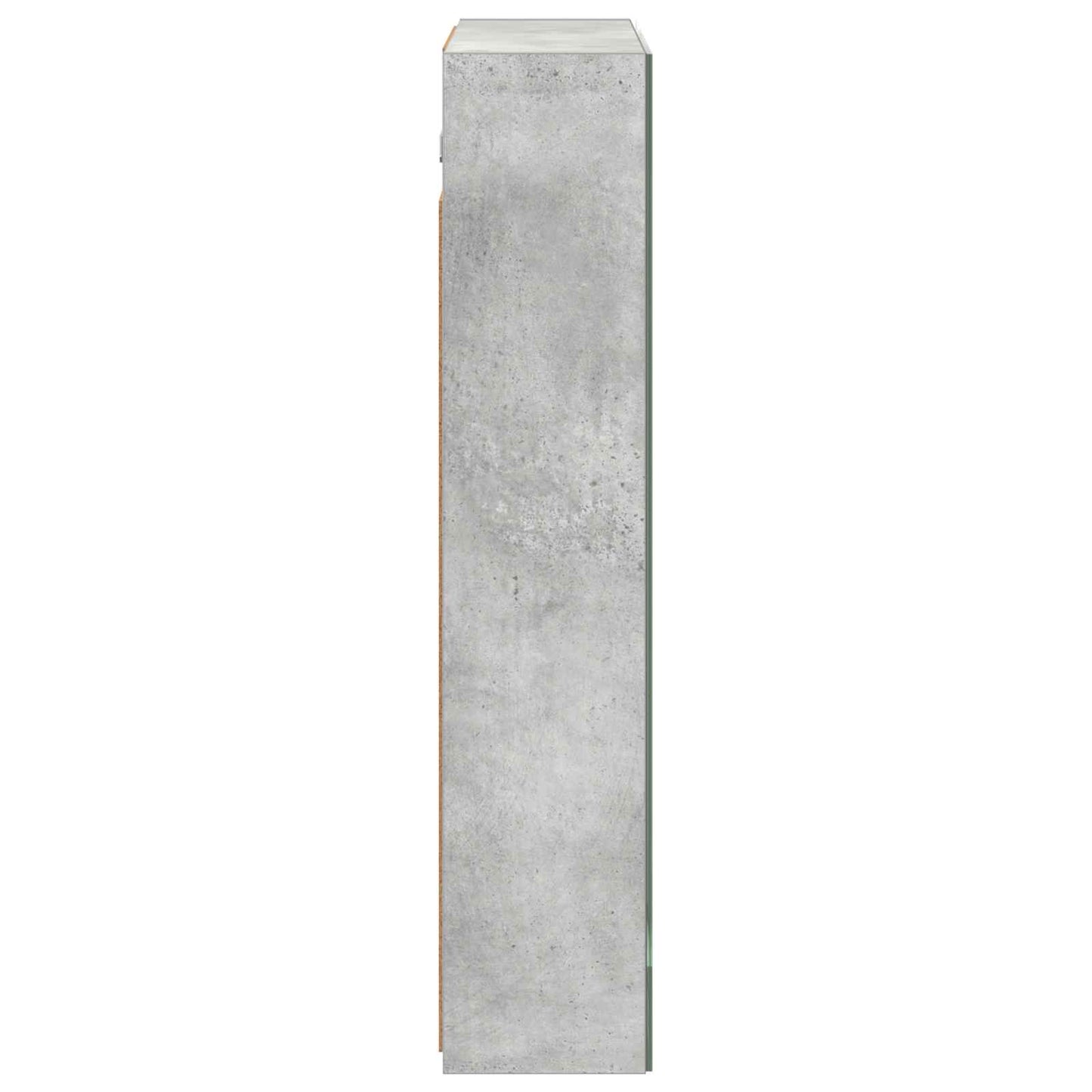 Baderomsspeilskap Betonggrå 60 x 14,5 x 70 cm Konstruert tre