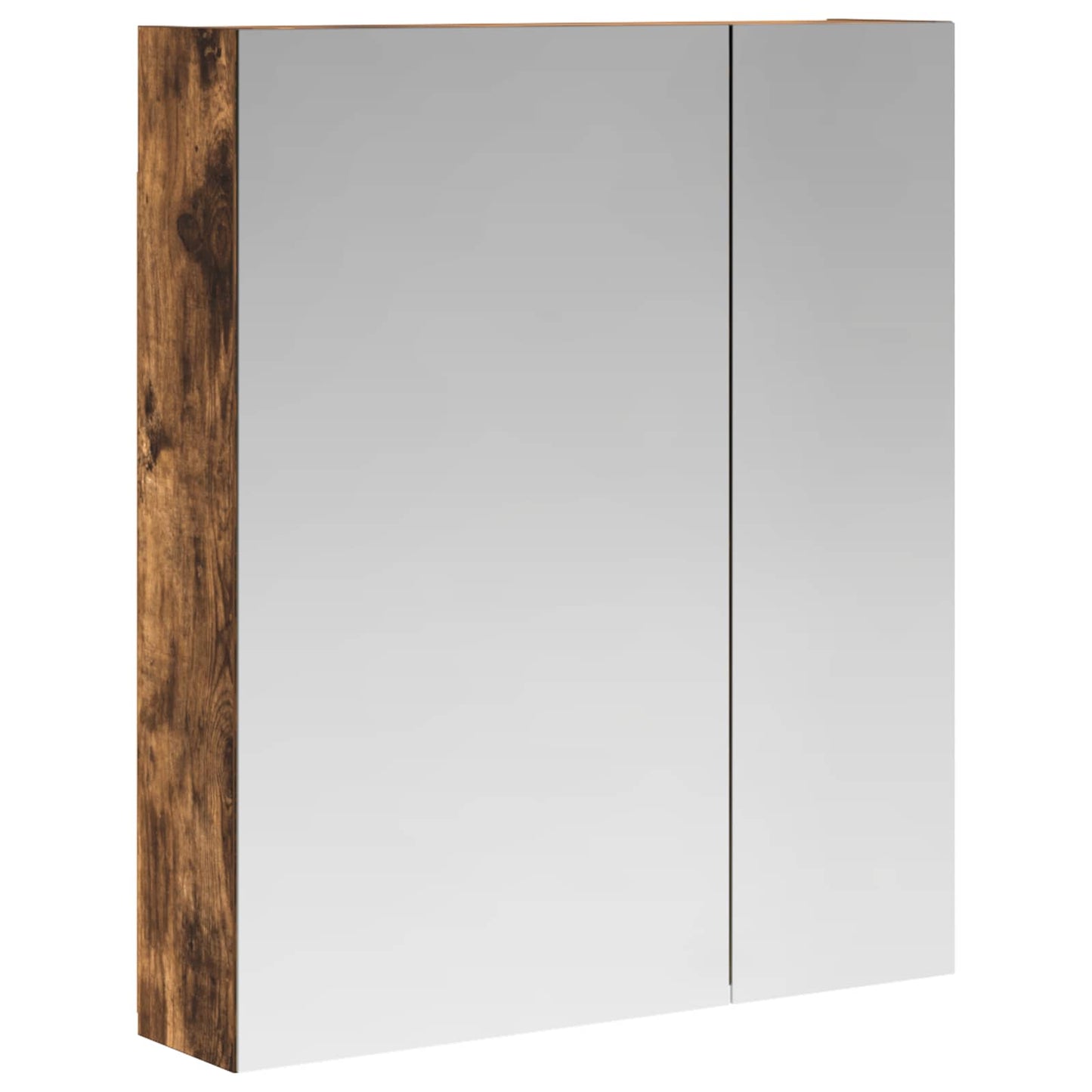 Baderomsspeilskap Røkt eik 60 x 14,5 x 70 cm Konstruert tre
