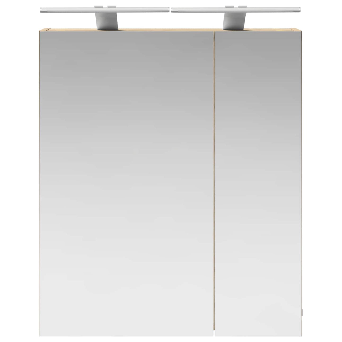 Baderomsspeilskap Sonoma eik 60 x 14,5 x 70 cm Konstruert tre