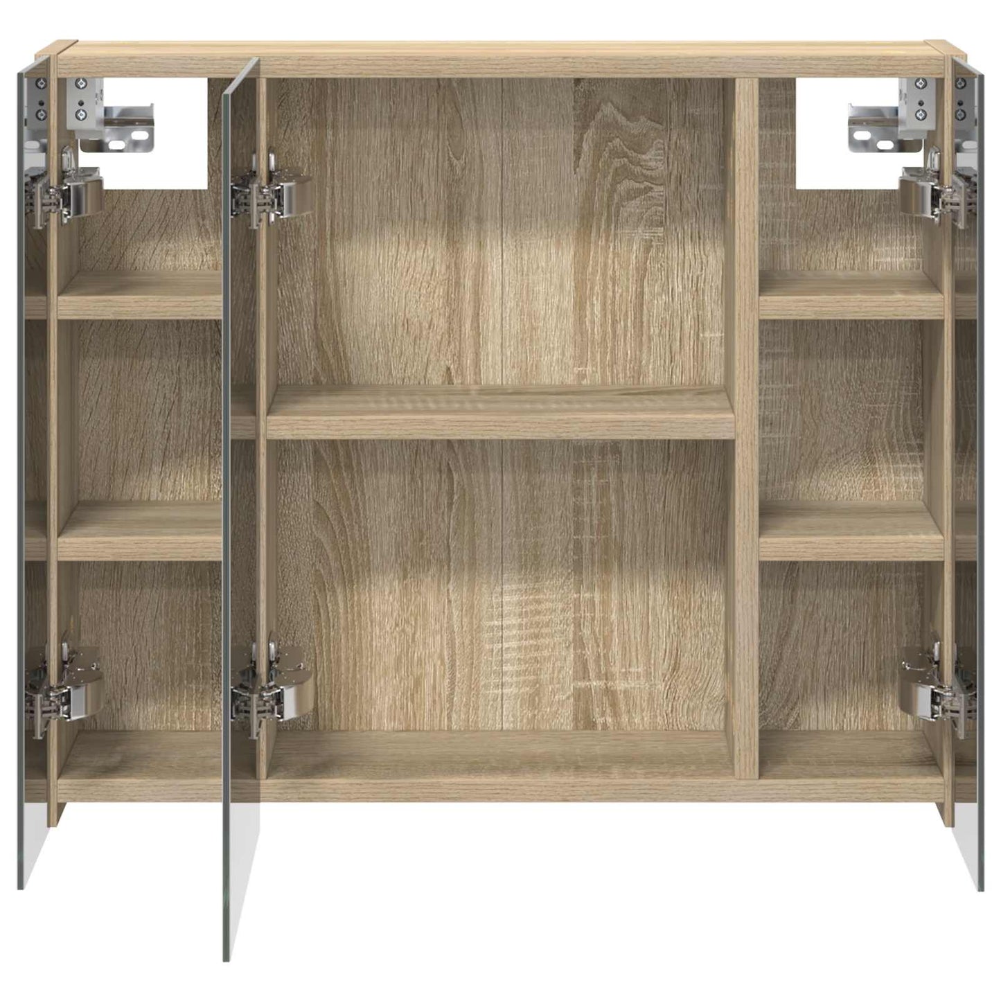 Baderomsspeilskap Sonoma eik 60 x 14,5 x 50 cm Konstruert tre
