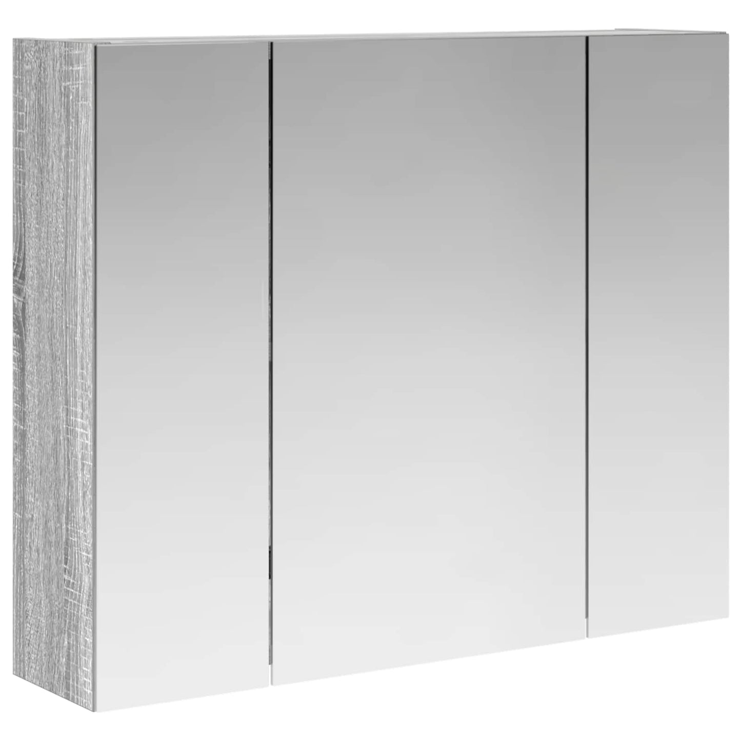 Baderomsspeilskap Grå Sonoma 60 x 14,5 x 50 cm Konstruert tre