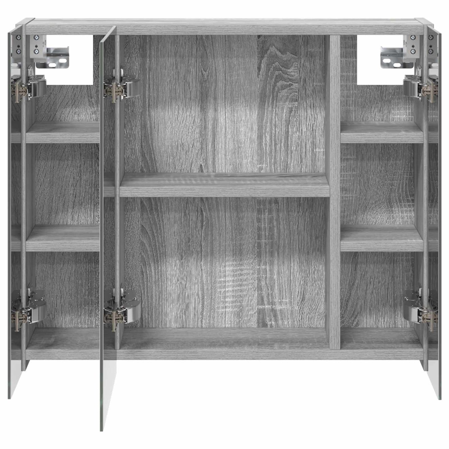 Baderomsspeilskap Grå Sonoma 60 x 14,5 x 50 cm Konstruert tre