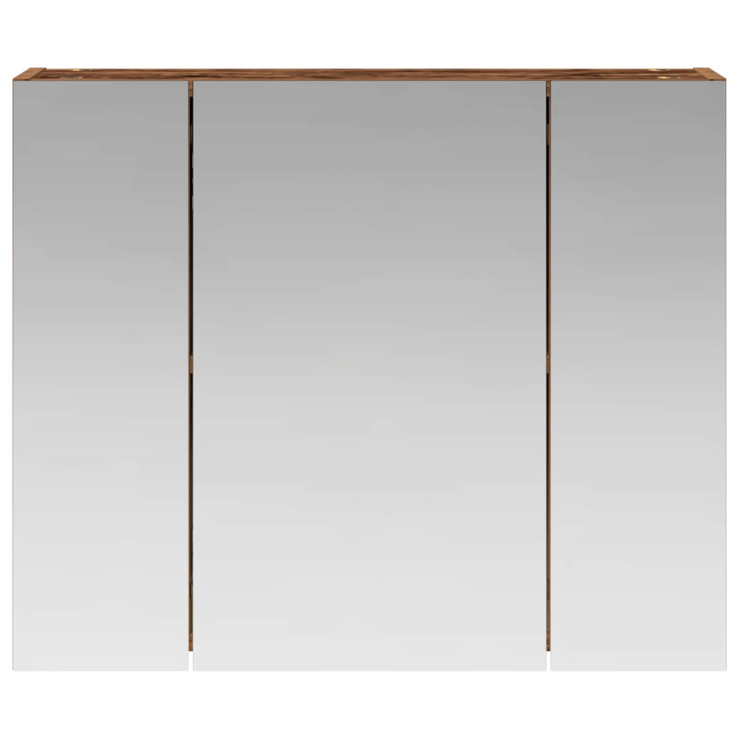 Baderomsspeilskap Gammelt tre 60 x 14,5 x 50 cm Konstruert tre