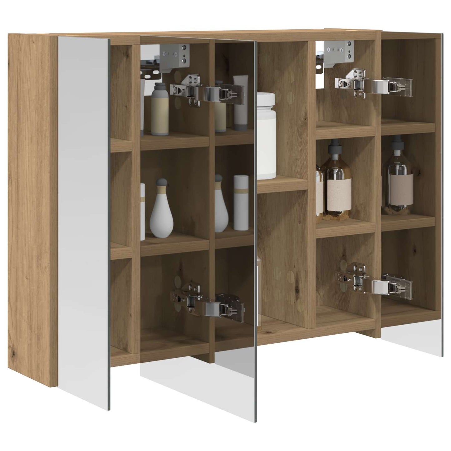 Baderomsspeilskap Kunstnerisk Eik 60 x 14,5 x 50 cm