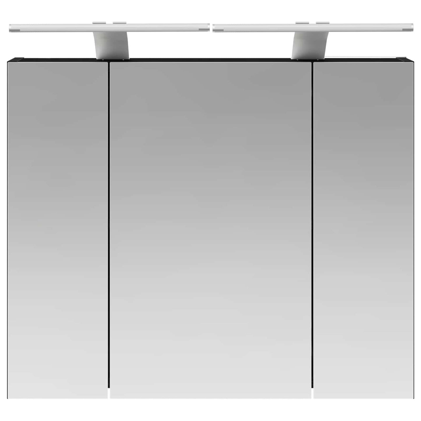 Baderomsspeilskap Svart Eik 60 x 14,5 x 50 cm Konstruert tre