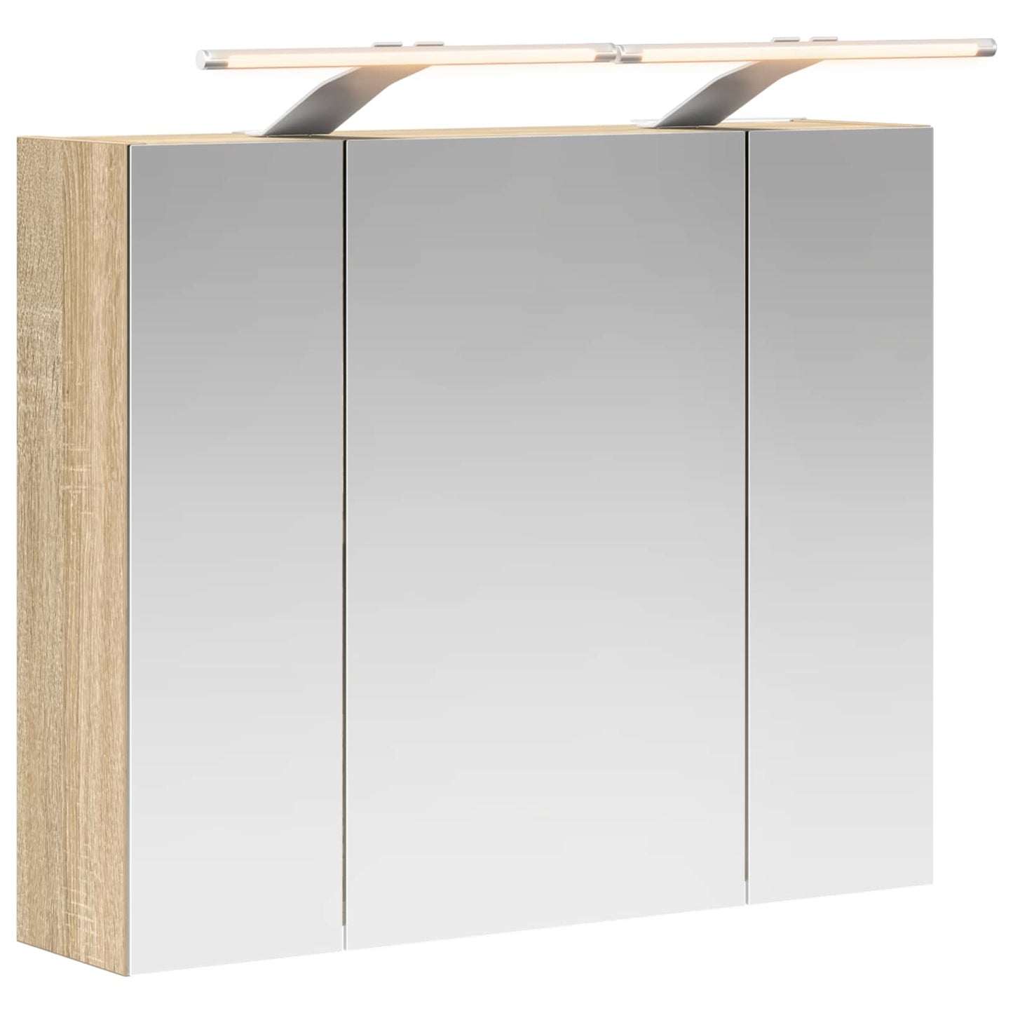 Baderomsspeilskap Sonoma eik 60 x 14,5 x 50 cm Konstruert tre