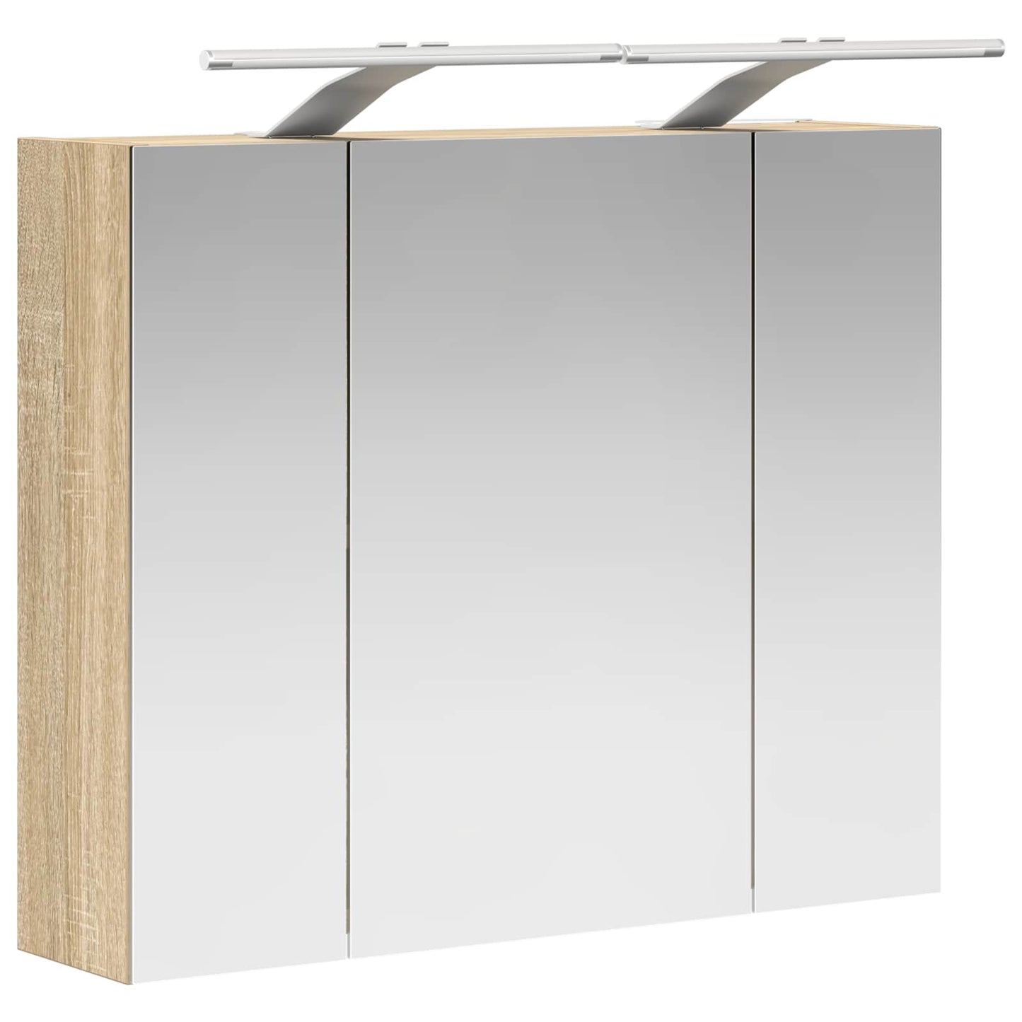 Baderomsspeilskap Sonoma eik 60 x 14,5 x 50 cm Konstruert tre
