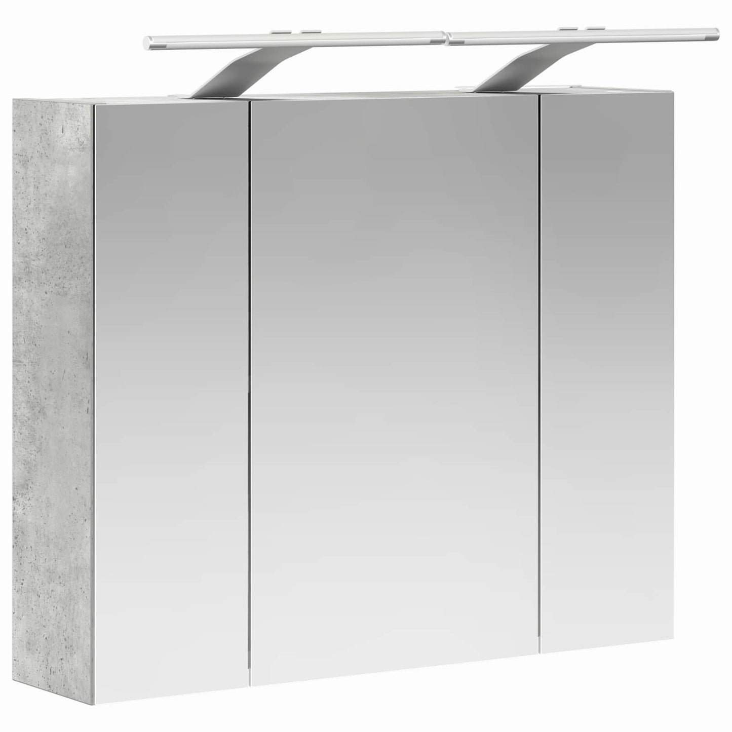 Baderomsspeilskap Betonggrå 60 x 14,5 x 50 cm Konstruert tre