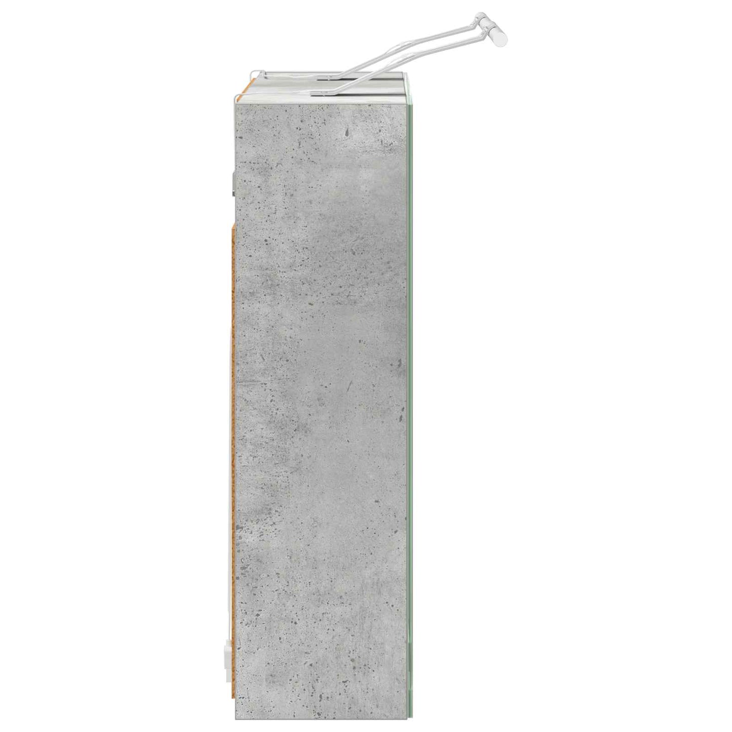 Baderomsspeilskap Betonggrå 60 x 14,5 x 50 cm Konstruert tre