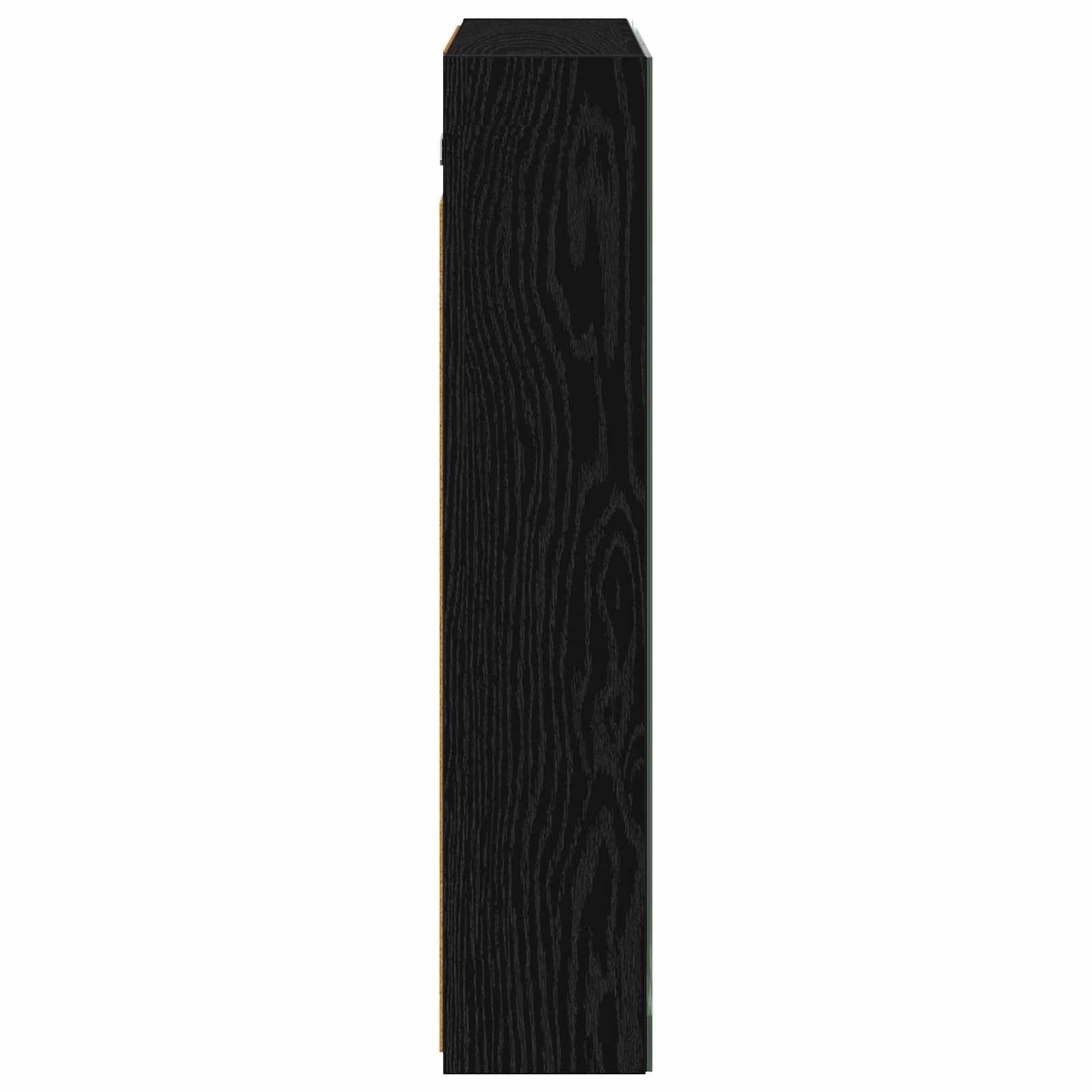 Baderomsspeilskap Svart Eik 70 x 14,5 x 70 cm Konstruert tre