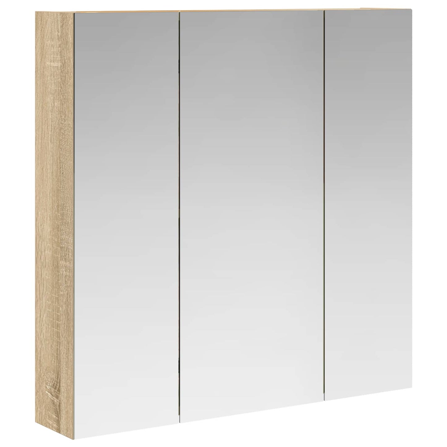 Baderomsspeilskap Sonoma eik 70 x 14,5 x 70 cm Konstruert tre
