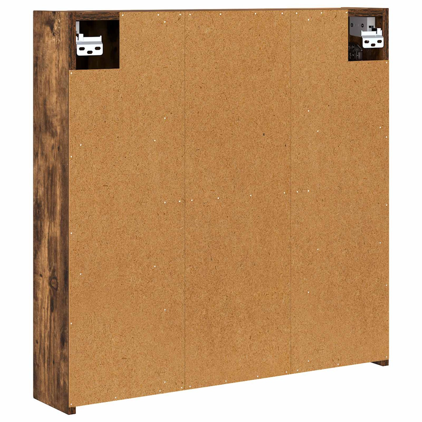 Baderomsspeilskap for Røkt eik 70 x 14,5 x 70 cm