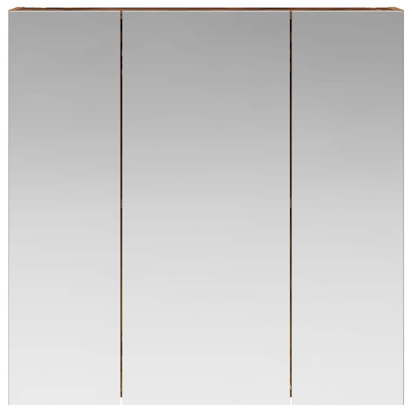 Baderomsspeilskap Gammelt tre 70 x 14,5 x 70 cm Konstruert tre