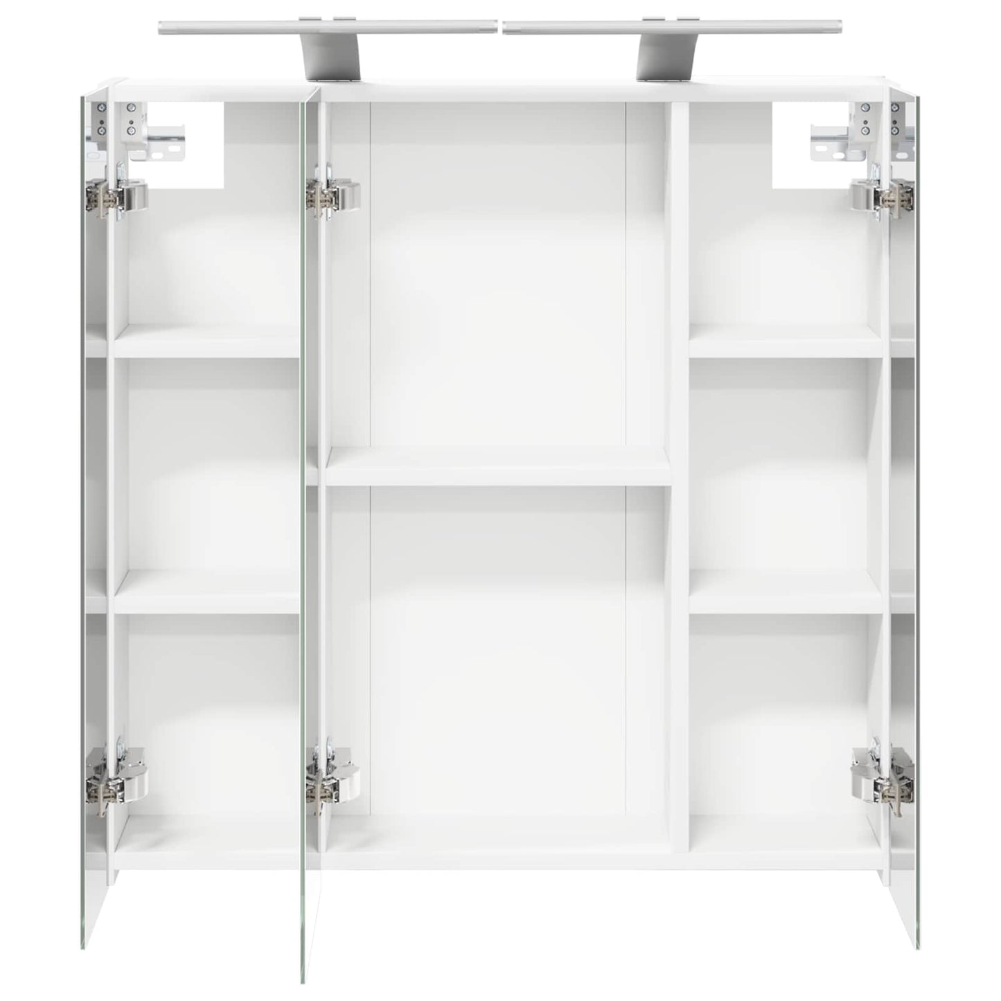 Baderomsspeilskap for Hvit 70 x 14,5 x 70 cm Konstruert tre