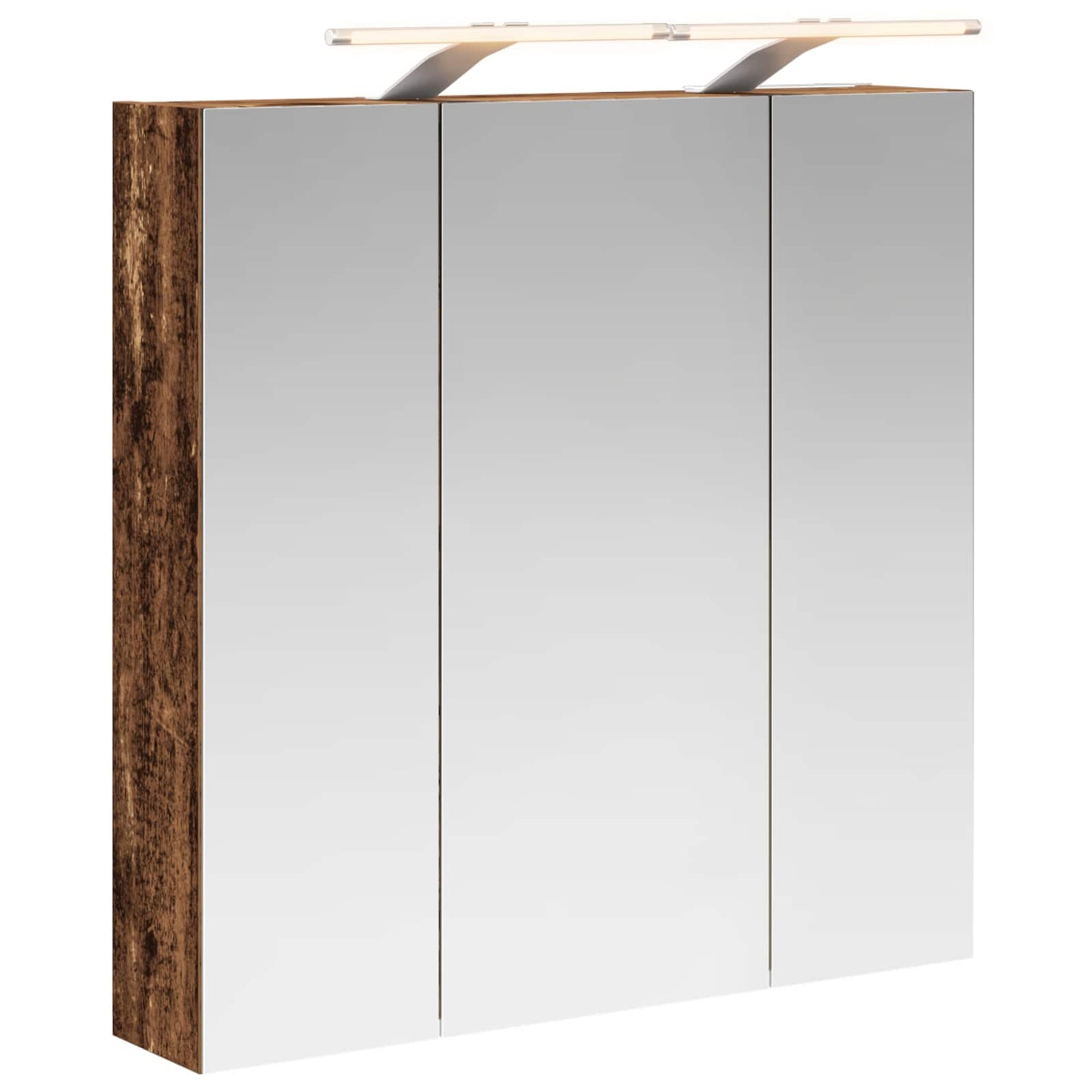 Baderomsspeilskap Gammelt tre 70 x 14,5 x 70 cm Konstruert tre