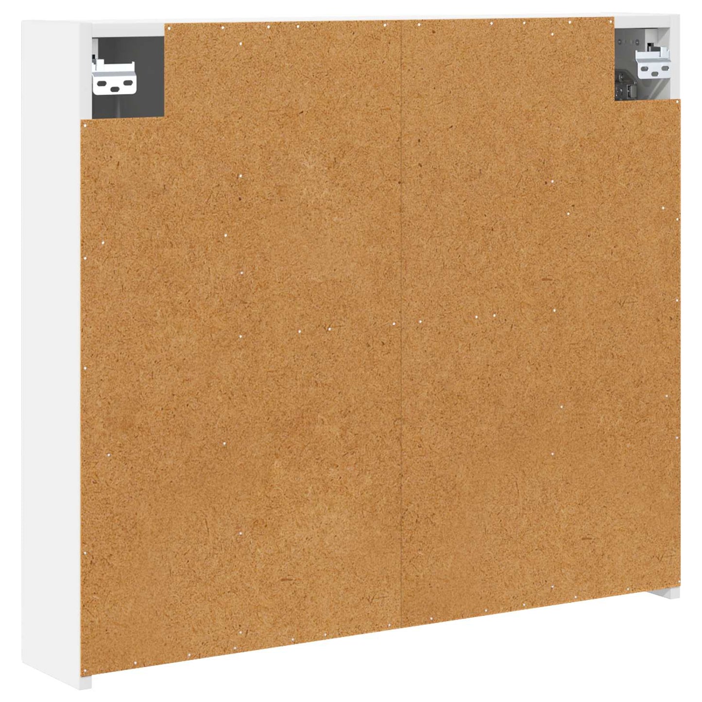 Baderomsspeilskap med dør Hvit 80 x 14.5 x 70 cm Konstruert tre