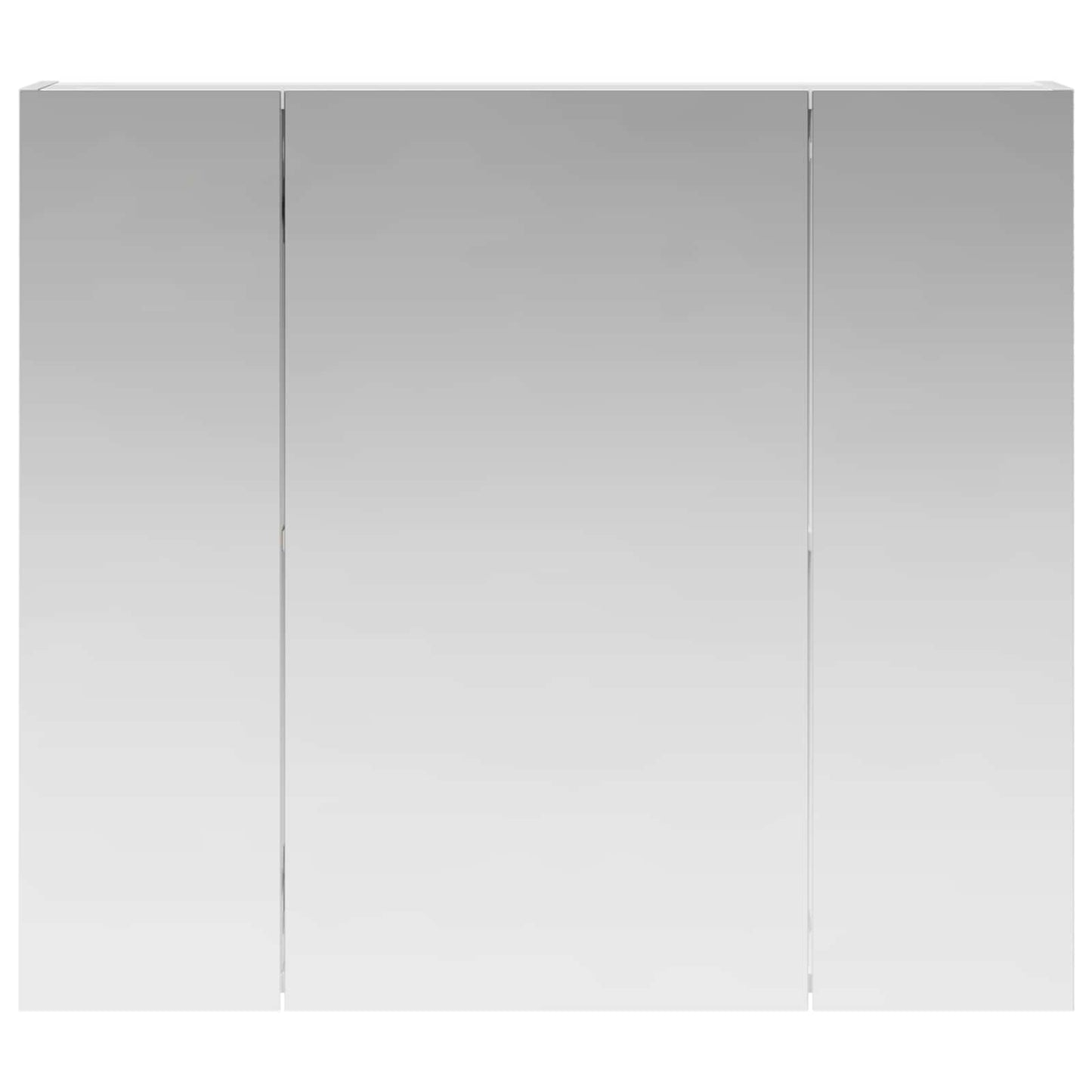 Baderomsspeilskap med dør Hvit 80 x 14.5 x 70 cm Konstruert tre