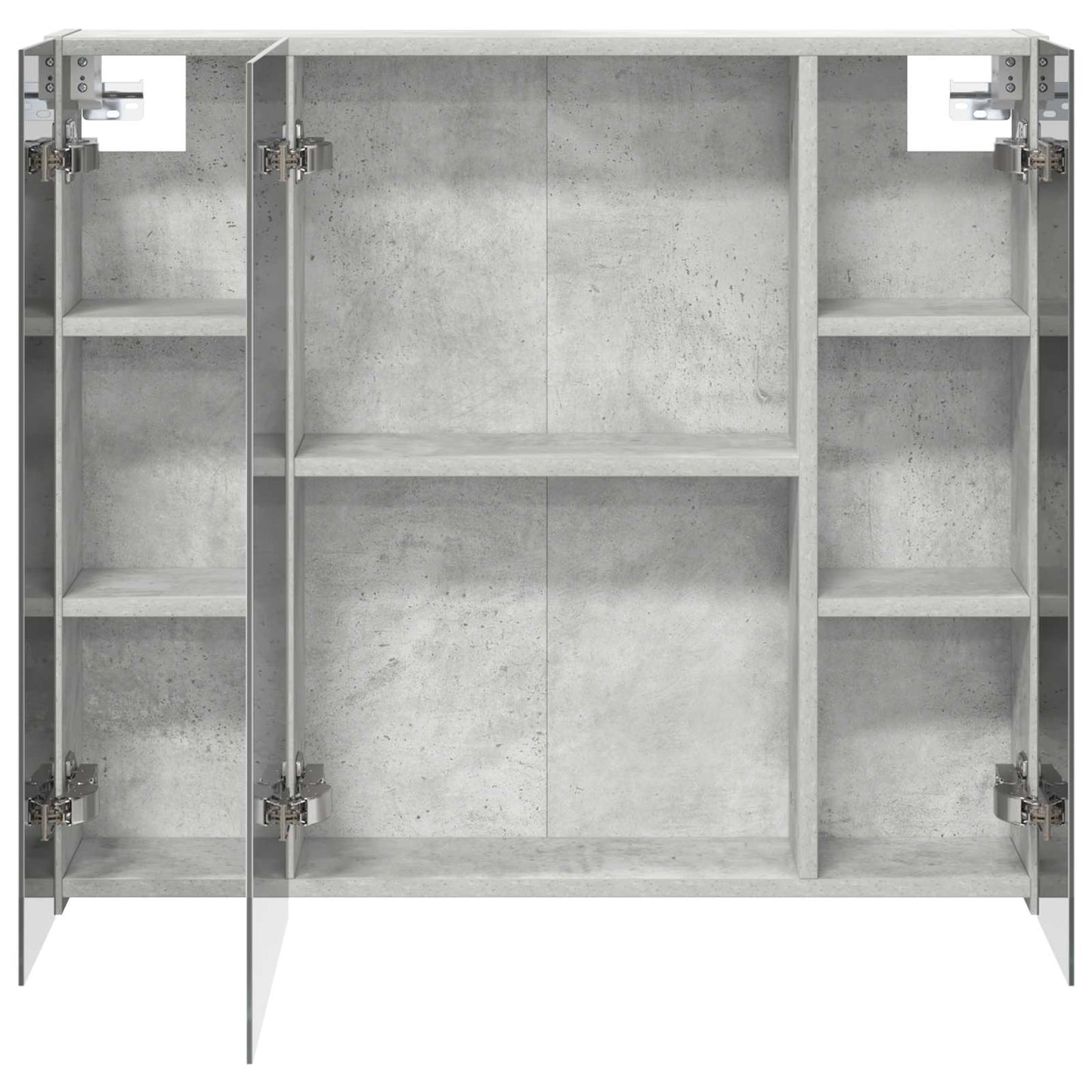 Baderomsspeilskap Betonggrå 80 x 14.5 x 70 cm Konstruert tre