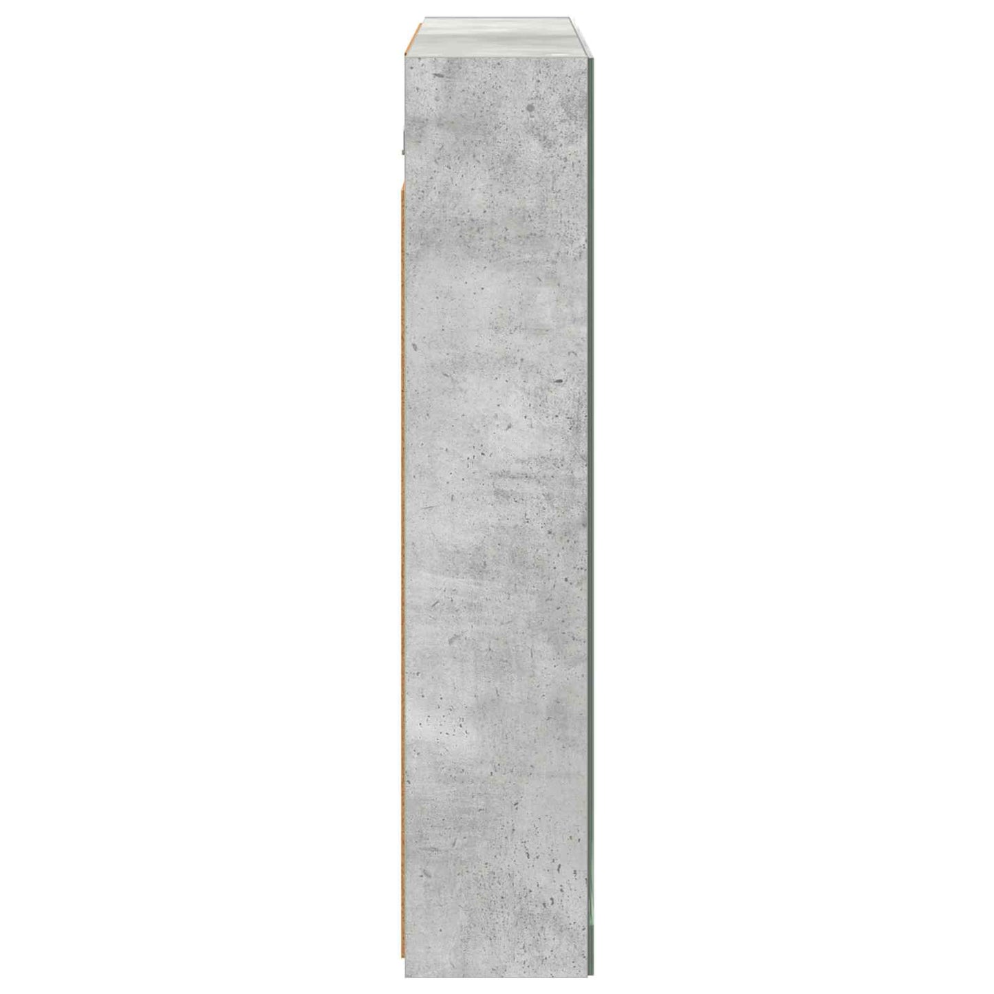 Baderomsspeilskap Betonggrå 80 x 14.5 x 70 cm Konstruert tre