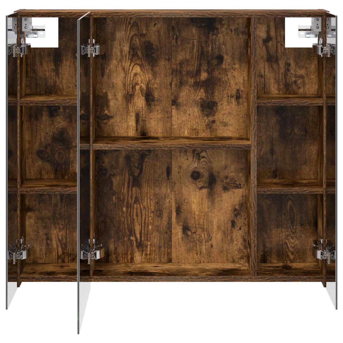 Baderomsspeilskap Røkt eik 80 x 14.5 x 70 cm Konstruert tre