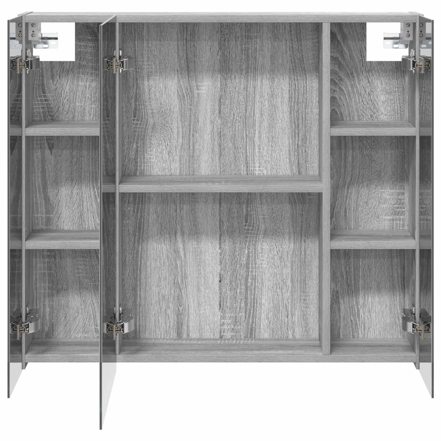 Baderomsspeilskap Grå Sonoma 80 x 14.5 x 70 cm Konstruert tre