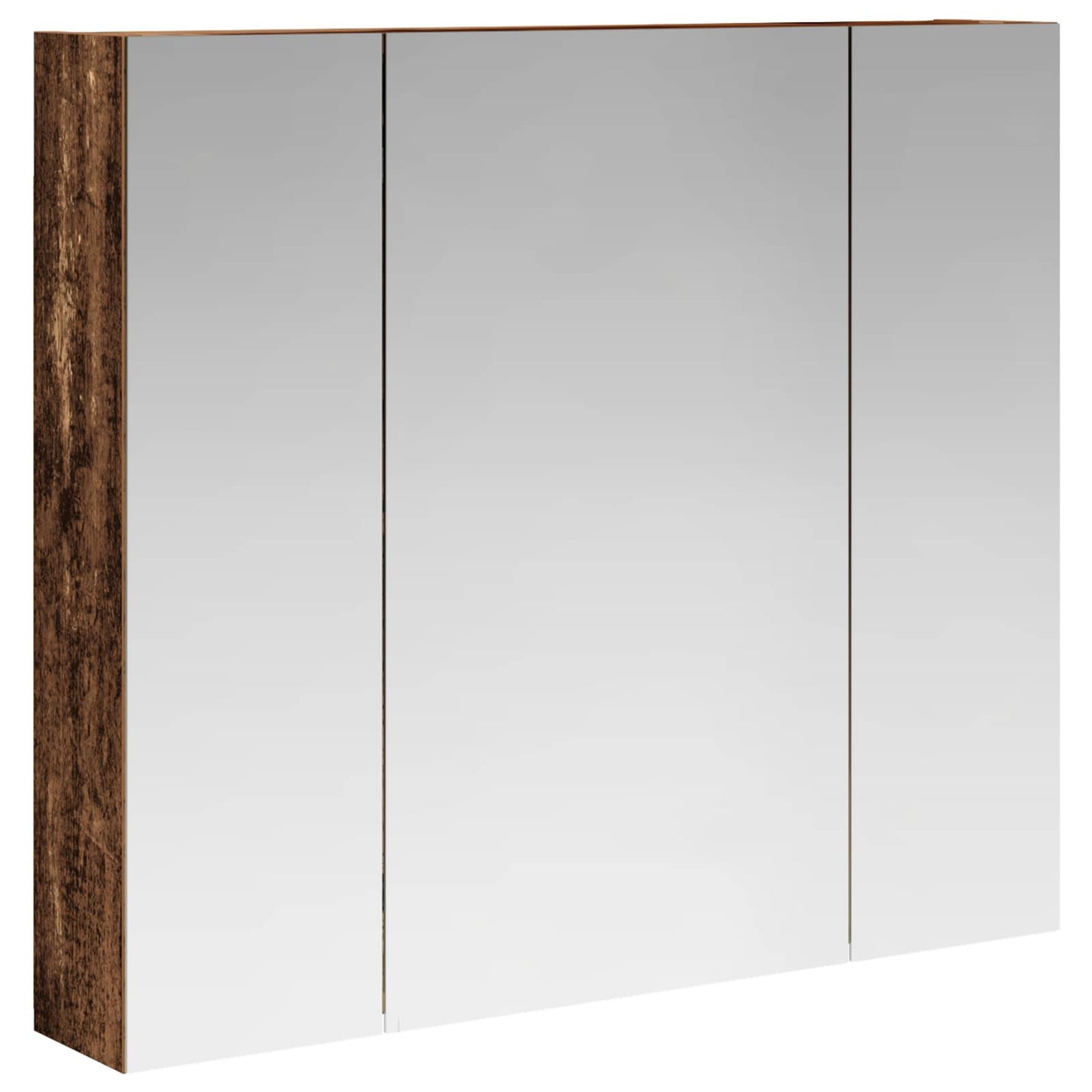 Baderomsspeilskap Gammelt tre 80 x 14.5 x 70 cm Konstruert tre