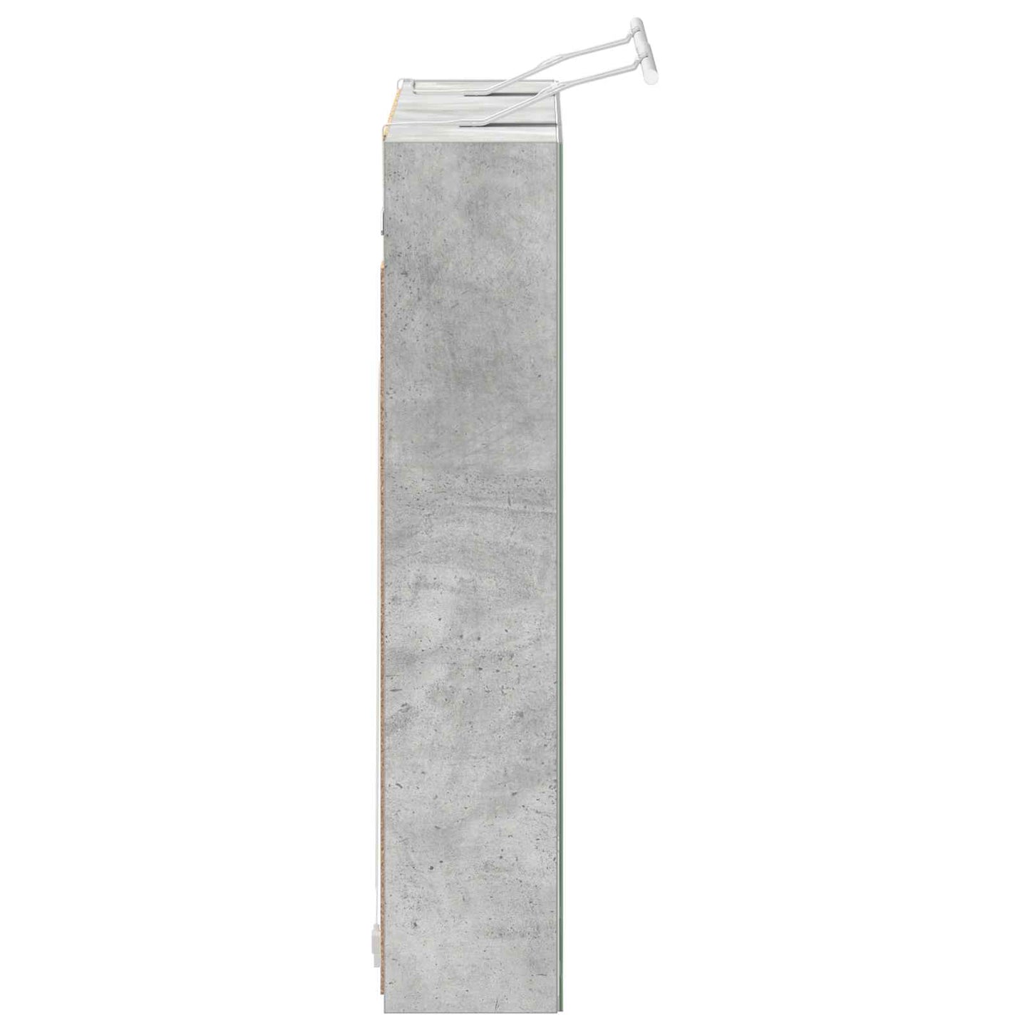 Baderomsspeilskap Betonggrå 80 x 14.5 x 70 cm Konstruert tre