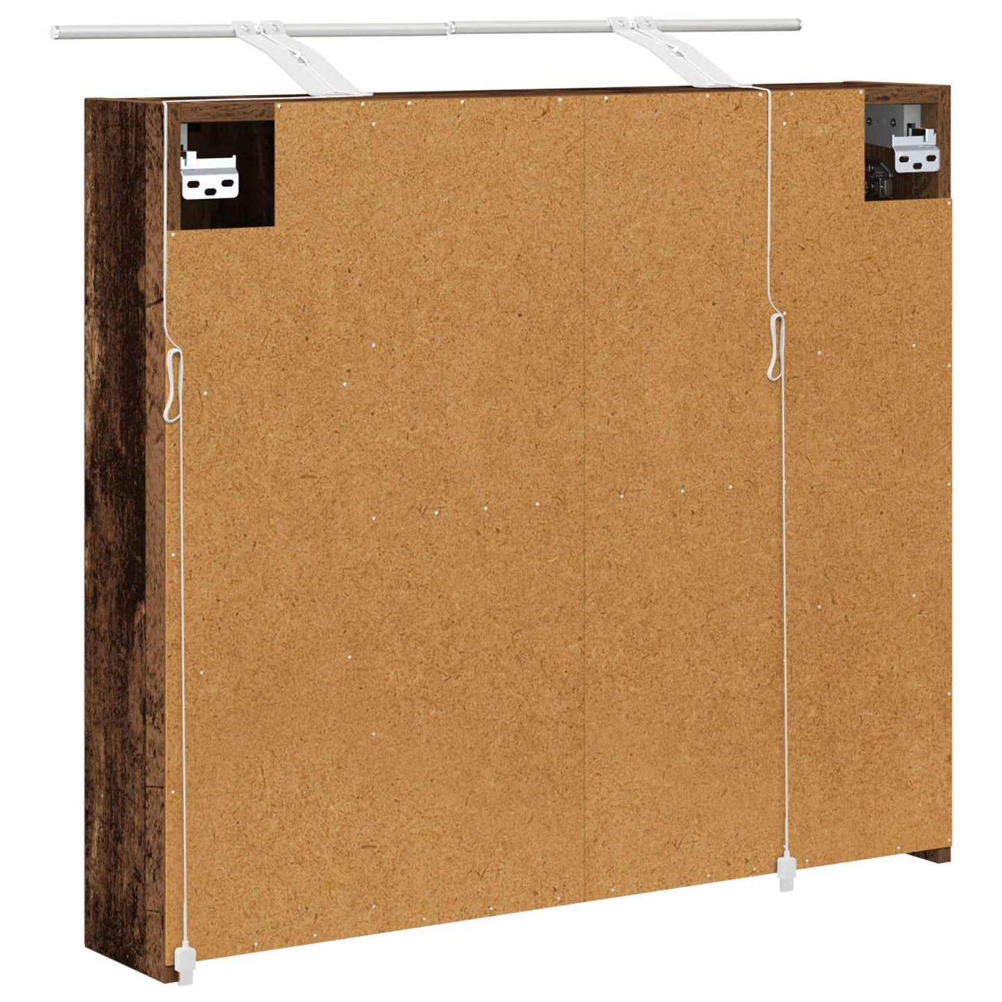 Baderomsspeilskap Gammelt tre 80 x 14.5 x 70 cm Konstruert tre