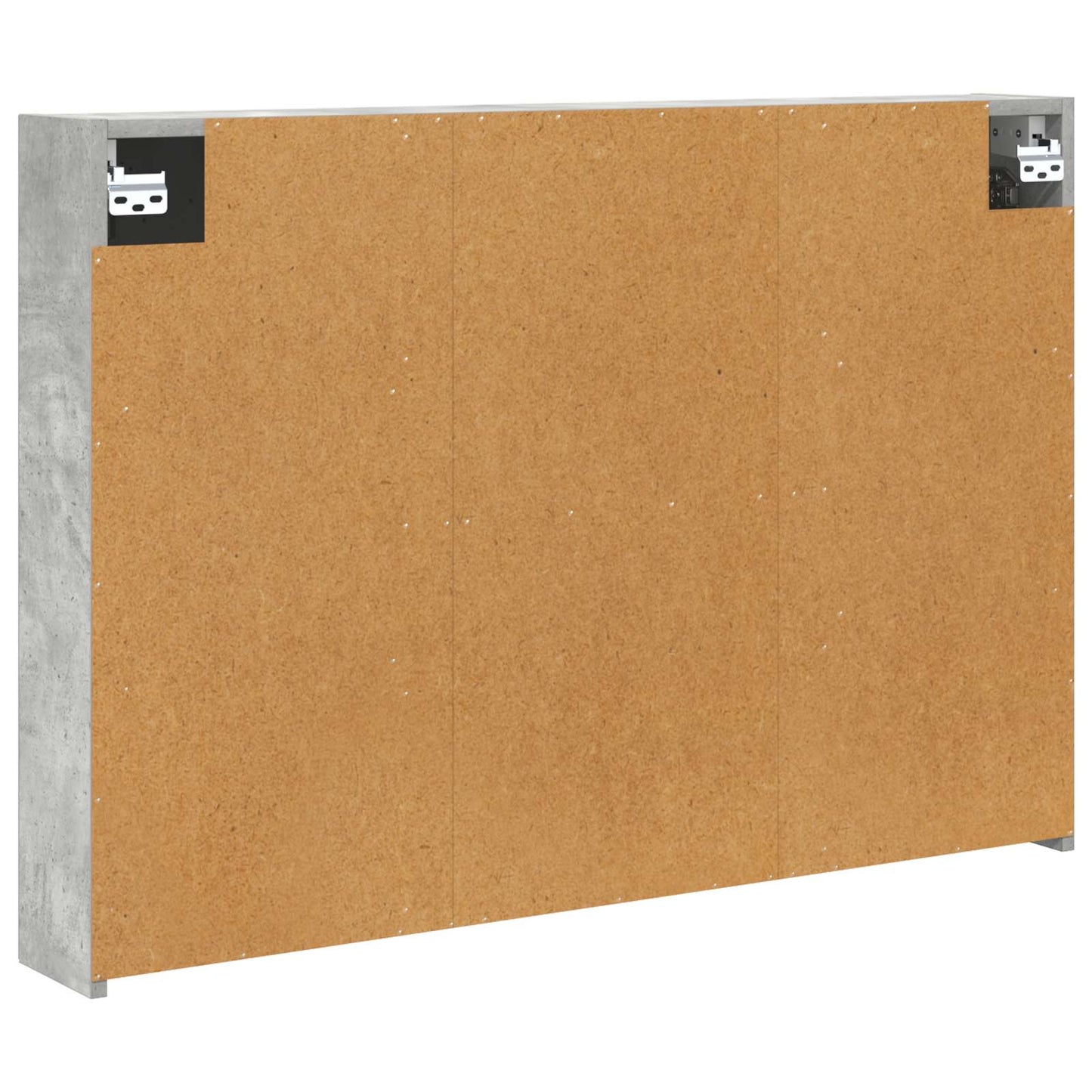 Baderomsspeilskap Betonggrå 100 x 14,5 x 70 cm Konstruert tre