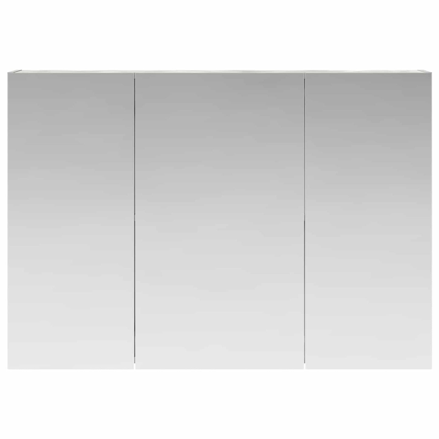 Baderomsspeilskap Betonggrå 100 x 14,5 x 70 cm Konstruert tre
