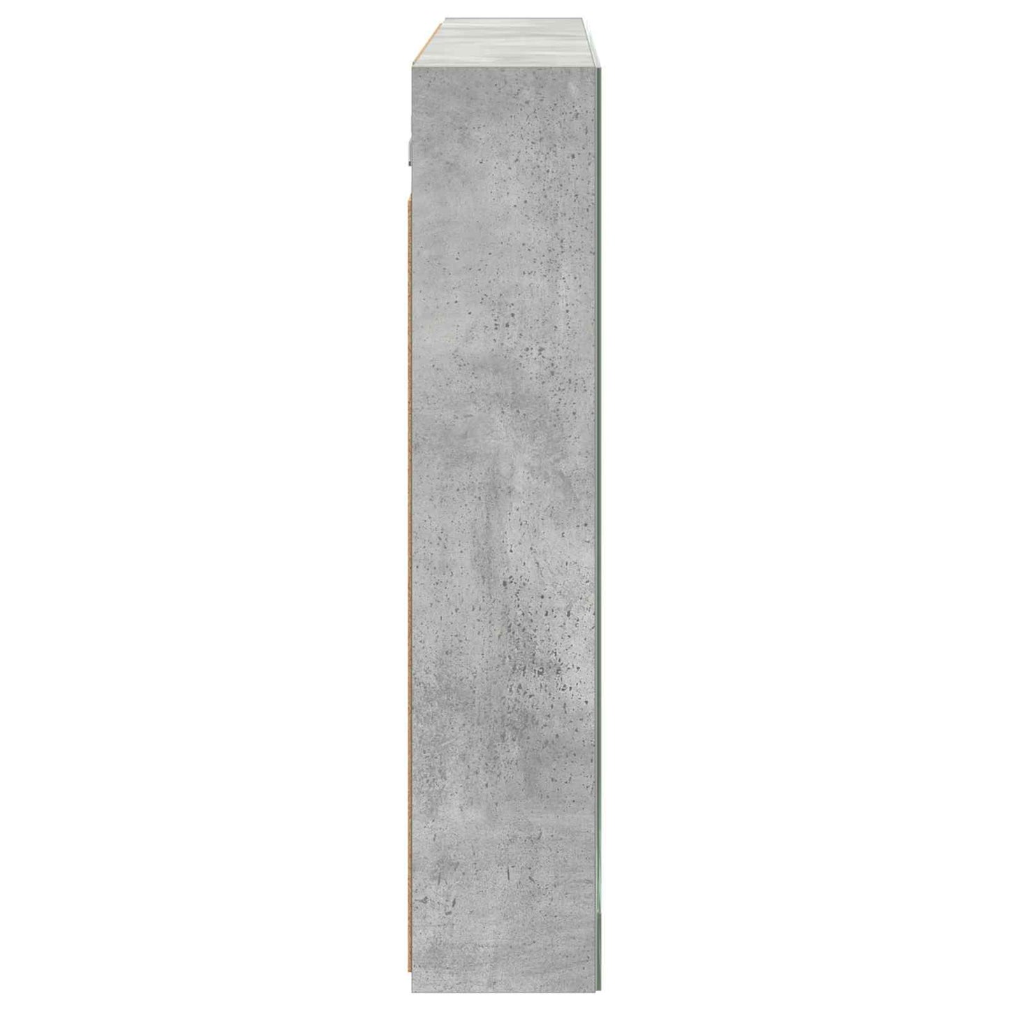 Baderomsspeilskap Betonggrå 100 x 14,5 x 70 cm Konstruert tre