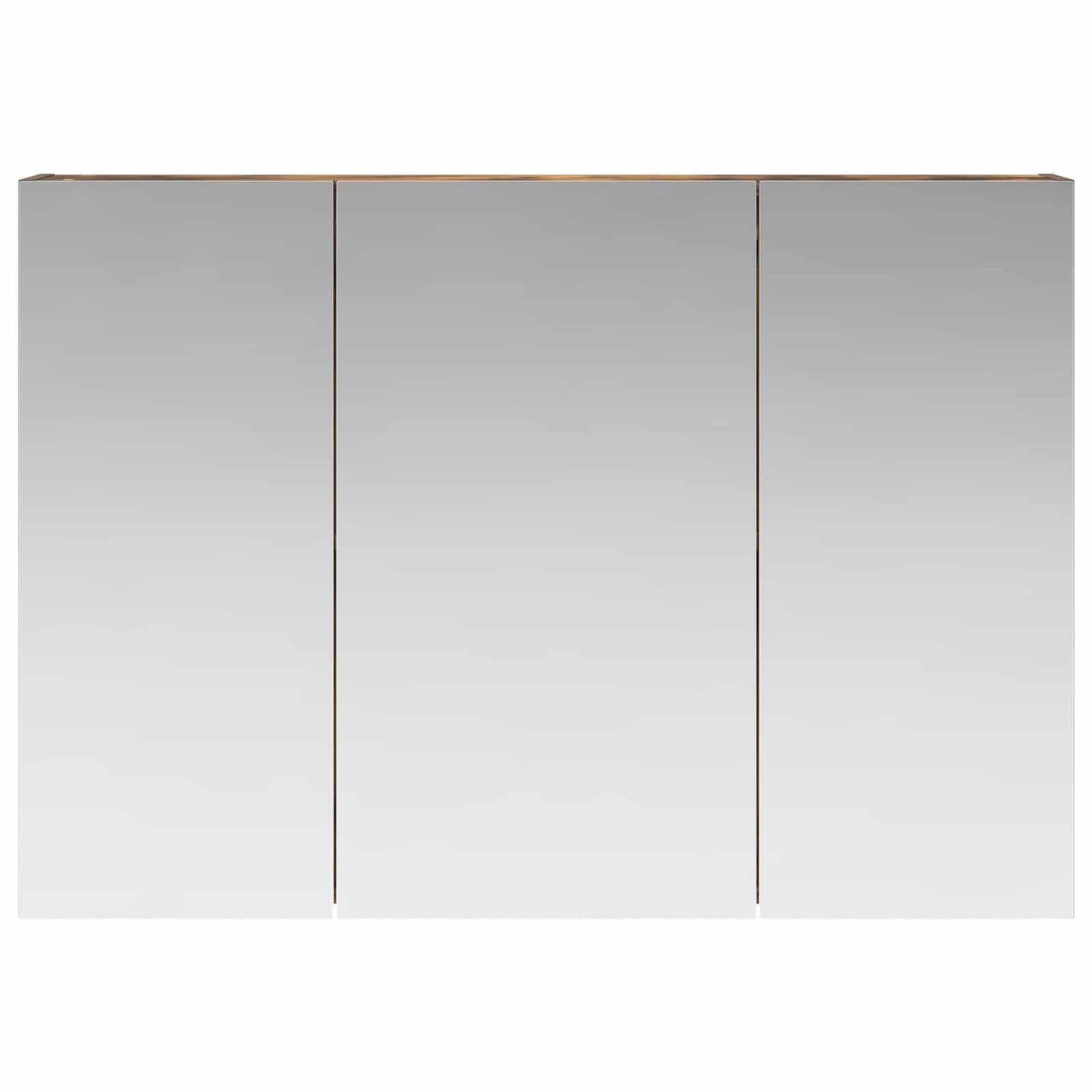 Baderomsspeilskap Røkt eik 100 x 14,5 x 70 cm Konstruert tre