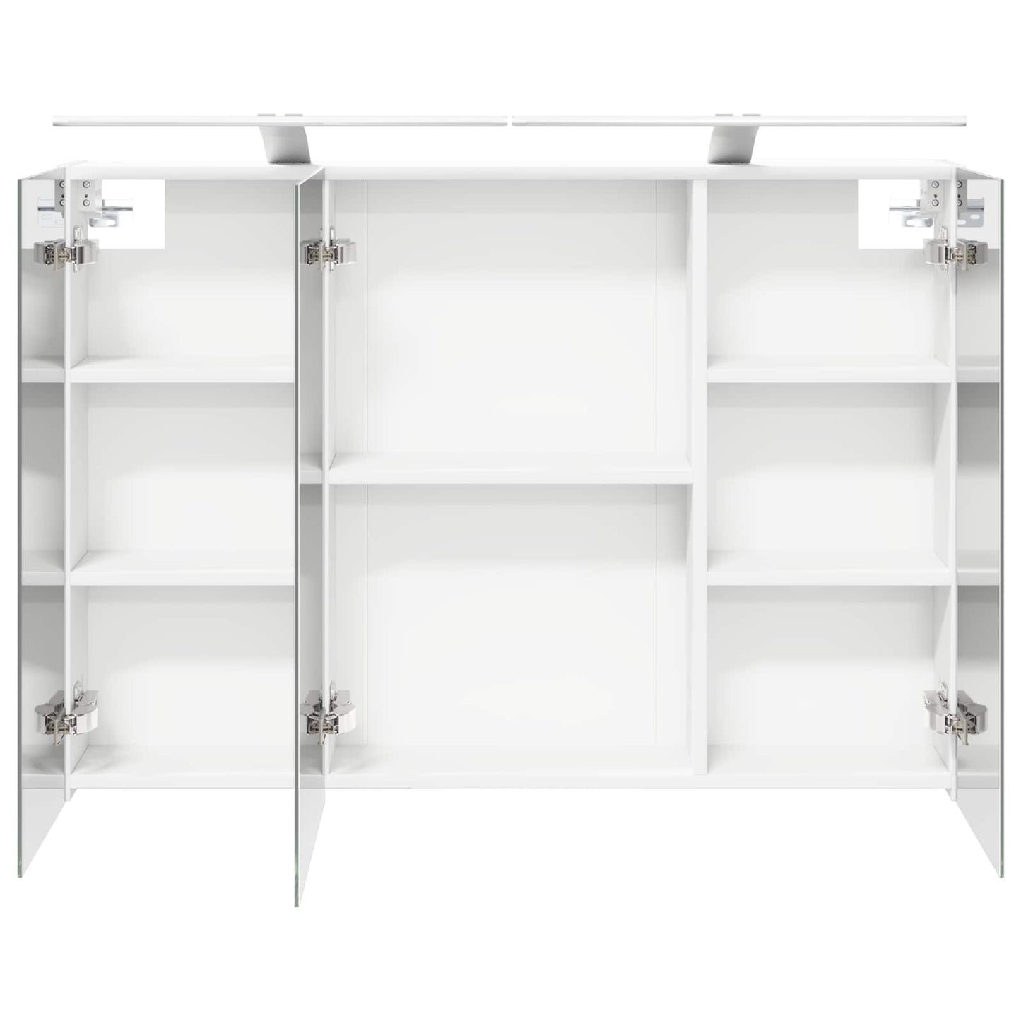 Baderomsspeilskap Hvit 100 x 14,5 x 70 cm Konstruert tre