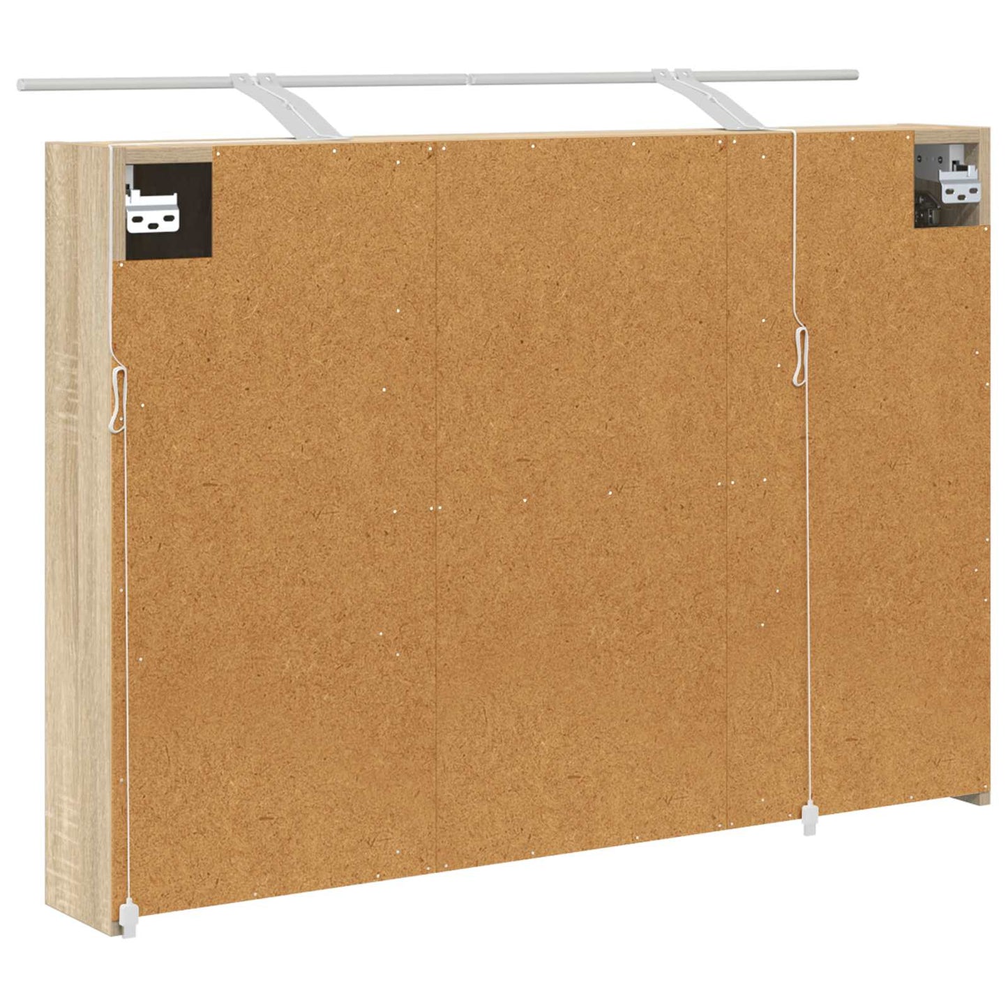 Baderomsspeilskap Sonoma eik 100 x 14,5 x 70 cm Konstruert tre