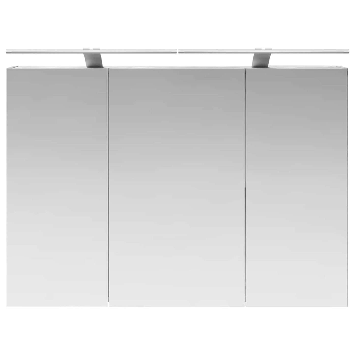 Baderomsspeilskap Betonggrå 100 x 14,5 x 70 cm Konstruert tre