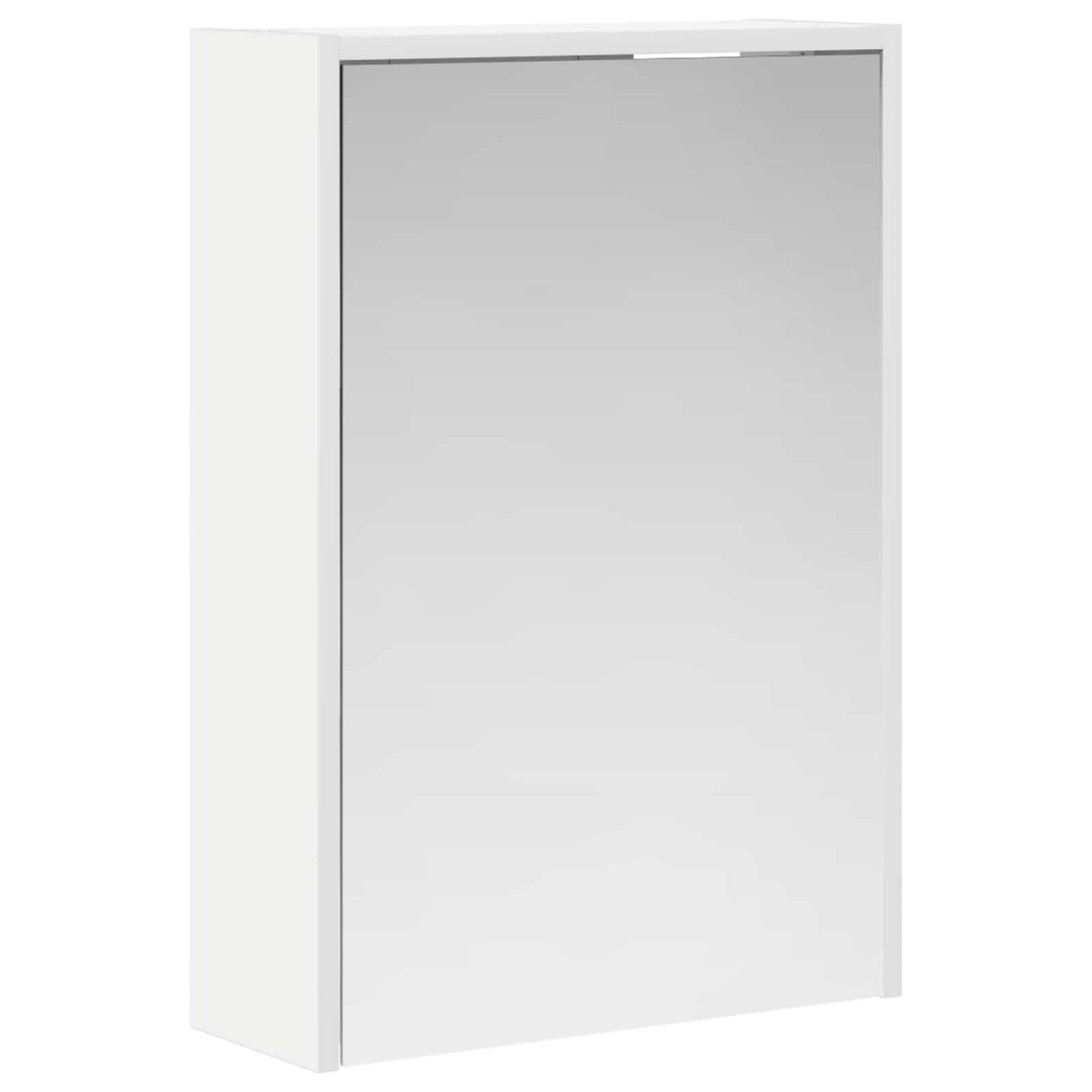Baderomsspeilskap med dør Hvit 43 x 16 x 62.5 cm Konstruert tre