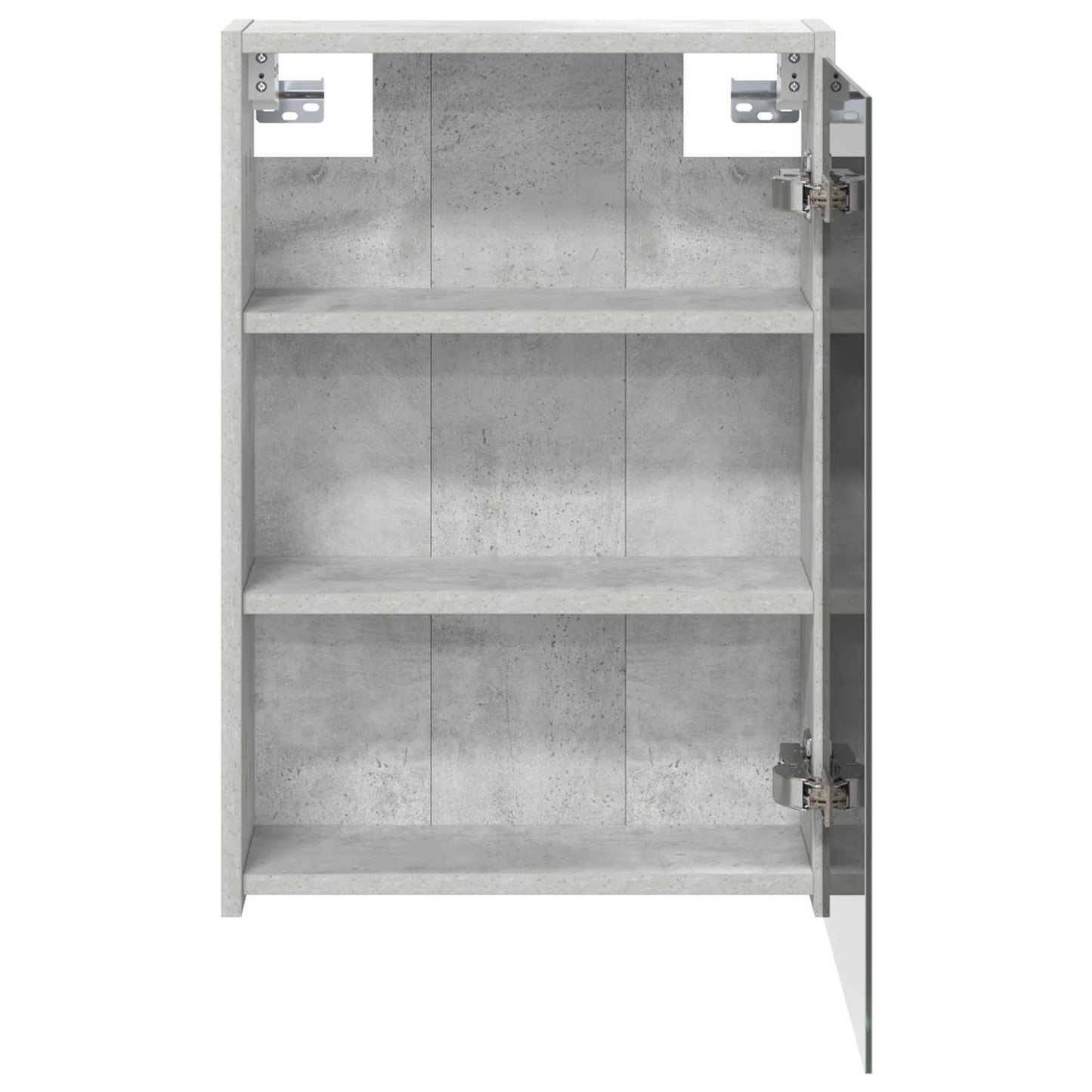 Baderomsspeilskap Betonggrå 43 x 16 x 62.5 cm Konstruert tre
