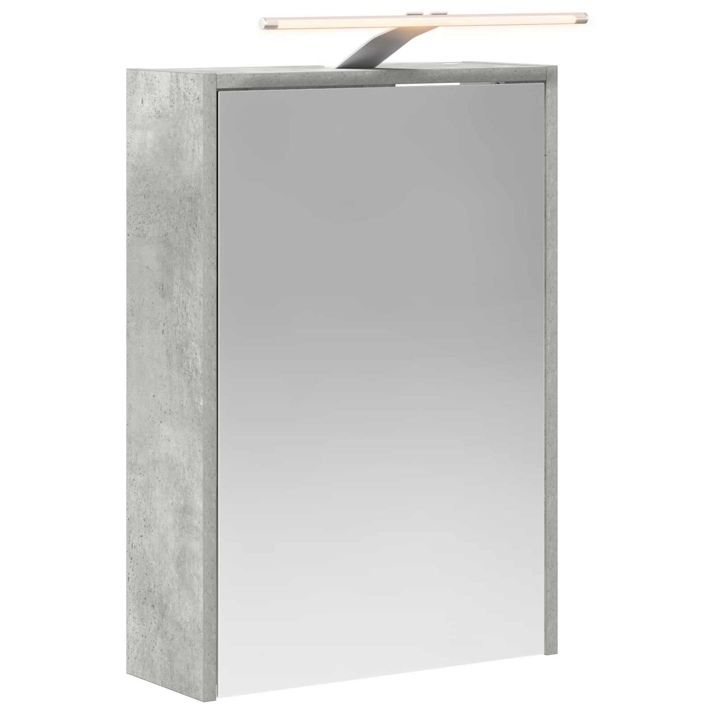 Baderomsspeilskap Betonggrå 43 x 16 x 62.5 cm Konstruert tre