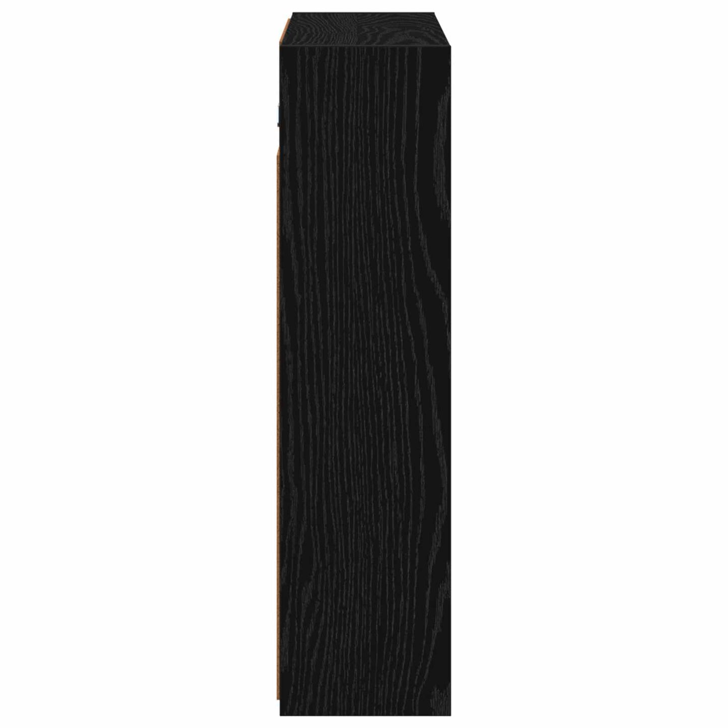 Baderomsspeilskap Svart Eik 63,5 x 16 x 62,5 cm Konstruert tre