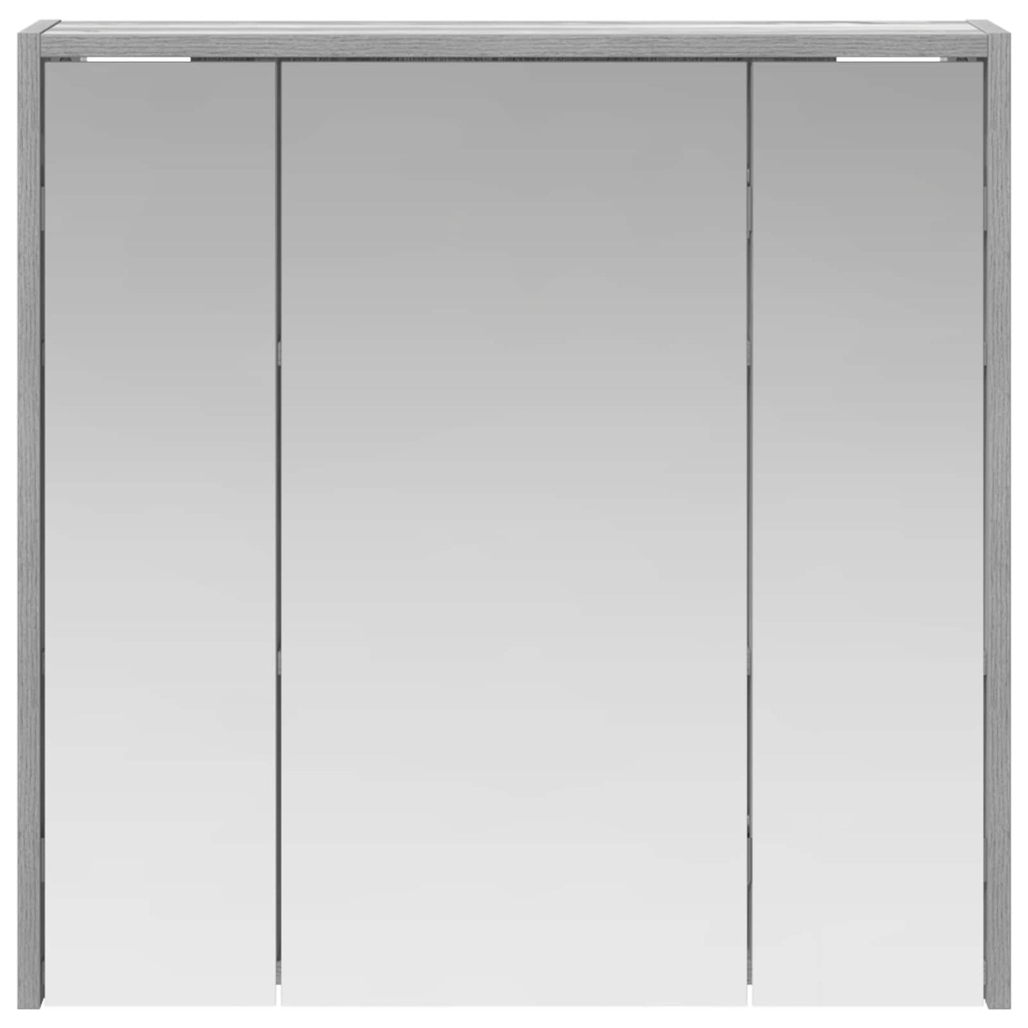 Baderomsspeilskap Grå Sonoma 63,5 x 16 x 62,5 cm Konstruert tre