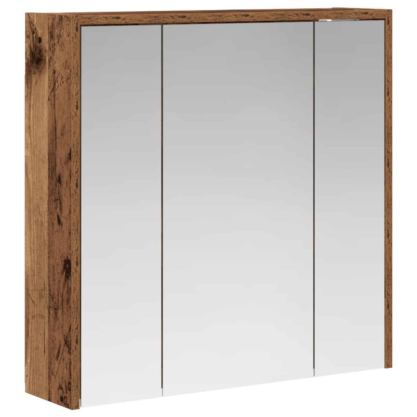 Baderomsspeilskap Gammelt tre 63,5 x 16 x 62,5 cm